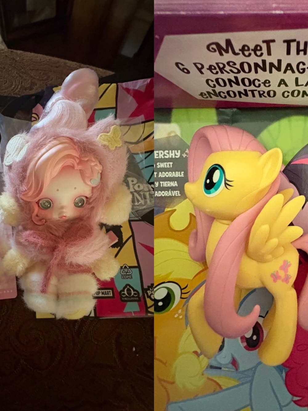 AUTHENTIC BRAND NEW SKULPANDA My Little Pony Series "Fluttershy" *With Figurine*